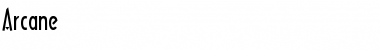 Download Arcane Font