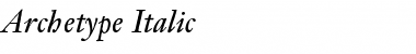 Download Archetype Font