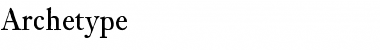 Download Archetype Font