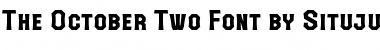 Download The October Two Regular Font