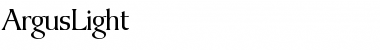 Download ArgusLight Font