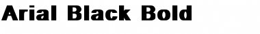 Download Arial Black Bold Font
