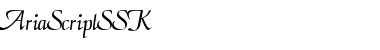 Download AriaScriptSSK Font