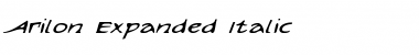Download Arilon Expanded Italic Font