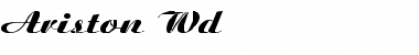 Download Ariston Wd Font