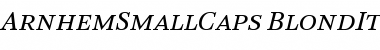 Download ArnhemSmallCaps Font