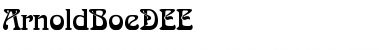 Download ArnoldBoeDEE Font