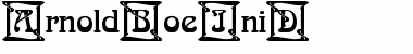 Download ArnoldBoeIniD Font