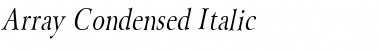Download Array Condensed Font