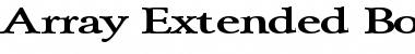 Download Array Extended Font