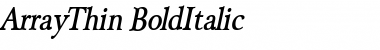 Download ArrayThin Font