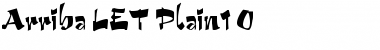 Download Arriba LET Font