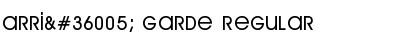 Download Arri貥 Garde Font