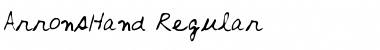 Download ArronsHand Font