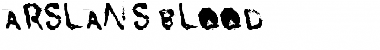 Download Arslan's Blood Font