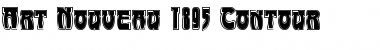 Download Art-Nouveau 1895-Contour Font Download Art-Nouveau 1895-Contour Font