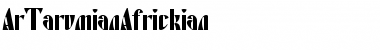 Download ArTarumianAfrickian Font