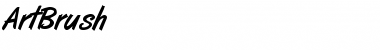 Download ArtBrush Font