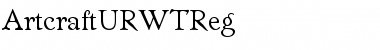 Download ArtcraftURWTReg Font
