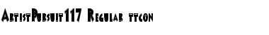 Download ArtistPursuit117 Font