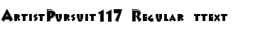 Download ArtistPursuit117 Font