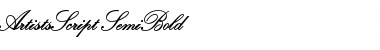 Download ArtistsScript Font Download ArtistsScript Font