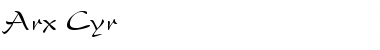 Download Arx Cyr Font Download Arx Cyr Font