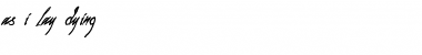 Download as i lay dying Font Download as i lay dying Font