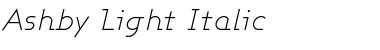 Download Ashby Light Font
