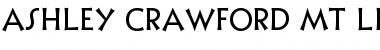 Download Ashley Crawford MT Light Font