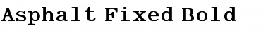 Download Asphalt Fixed Font
