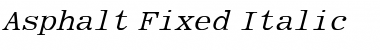 Download Asphalt Fixed Font