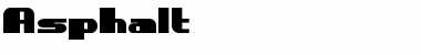 Download Asphalt Font