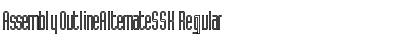 Download AssemblyOutlineAlternateSSK Font