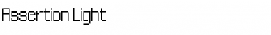 Download Assertion Light Font