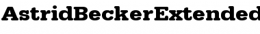 Download AstridBeckerExtended Font