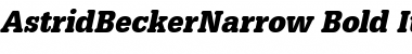 Download AstridBeckerNarrow Font