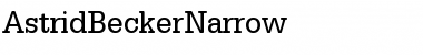 Download AstridBeckerNarrow Font