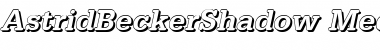 Download AstridBeckerShadow-Medium Font