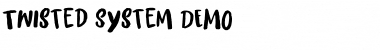 Download Twisted System DEMO Regular Font