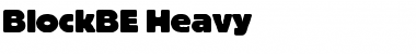 Download BlockBE Heavy Font