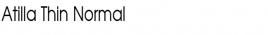 Download Atilla Thin Font