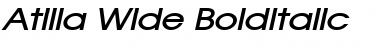 Download Atilla Wide Font