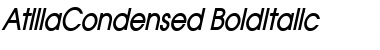 Download AtillaCondensed Font