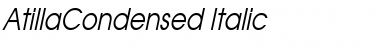Download AtillaCondensed Font