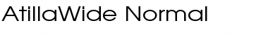 Download AtillaWide Font