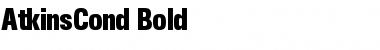 Download AtkinsCond Font