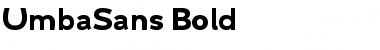 Download Umba Sans Bold Font