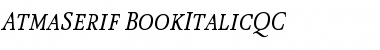 Download AtmaSerif-BookItalicQC Font