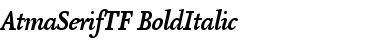 Download AtmaSerifTF-BoldItalic Font Download AtmaSerifTF-BoldItalic Font